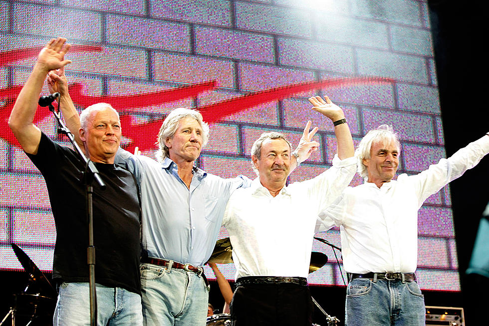 Pink Floyd at Live 8 in 2005 - David Gilmour, Roger Waters, Nick Mason, and Richard Wright